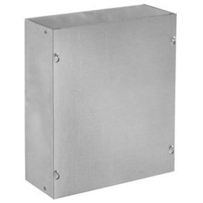 16 x 16 x 4 pull thru junction box|NEMA Type 1 Enclosure, Screw Cover, Painted Steel, 16 x 16 x 4 in..